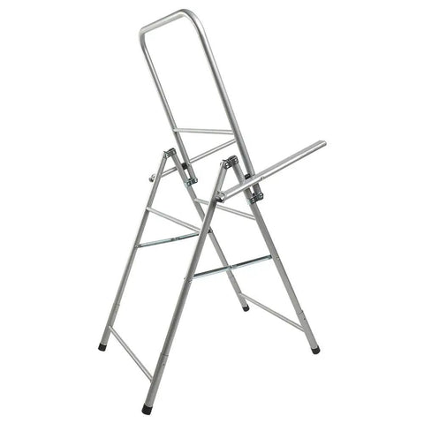 Lightweight Aluminum Archery Target Stand for Bag Targets and EVA Foam Targets, adjustable portable backstop, side view