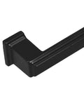Close-up of Dope Matte Black Aluminum Cabinet Door Handle, sleek modern farmhouse style