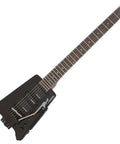 Spirit GT Pro Deluxe Black Electric Guitar With Gig Bag Maple Body Locking Tremolo R Trem System Humbucker Neck Pickup And Single Coil Middle Pickup Lightweight Built For Stage Ready Studio And Street Jams, black headless electric guitar with maple body and gig bag