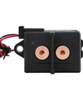 Built Like A Tank High Voltage Dc Relay Contactors With Ceramic Seal 60 Amp 1000 Volt Switch For Ev Charging Solar And Wind Applications Featuring Zero Arcs And Ul Certified, black contactor with copper terminals and wires.
