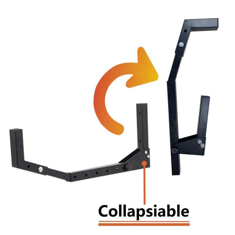Adjustable Kayak Garage Storage Hooks Wall Mount Set Of 2 Heavy Duty Hangers foldable collapsible design illustration