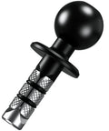 Beefy Metal Motorcycle Fork Stem Mount Base With 1 Inch TPU Ball For Stem Holes 12mm To 25.4mm Includes Dual Spacer Set