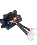 Beefy 5kW Automatic Voltage Regulator for Welding Generator, Single Phase Stabilizer with 12-Wire Control, Pro Grade Voltage Regulation for Smooth Welds and Reliable Performance black AVR module with wires and connectors