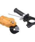 Industrial Precision Drill Nibbler Attachment For ION Lithium Power Tools, heavy-duty orange cutter, compact design for thin metal.