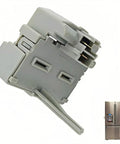 Universal Refrigerator Overload And Start Relay Replacement For 1/4 Inch Terminal Models, 110-120V device next to a fridge.