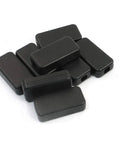 Stack of black Waterproof Junction Box Enclosure 40mm X 20mm X 11mm Small Plastic Electrical Box For Wiring, 12 pack