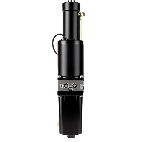 Pro Level 25000N Linear Actuator featuring 450mm stroke, black design, IPX6 seal for solar trackers and marine cranes.
