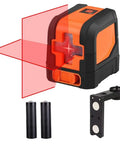 50 Feet Self Leveling Laser Level With Horizontal And Vertical Cross Line Quick Pendulum Leveling System High Precision, shown with accessories