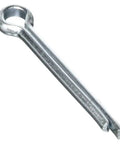 Extended Prong Cotter Pin One Quarter Inch By Two Inch 100 Pack with bulbous head and bent tips for secure lock.