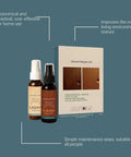Wood Floor Scratch Repair Kit With Rosin Nano Silica Formula Quick Fix Stick For Scratches On Floors Furniture And Cabinets Restores Scratch And Shine Durable Touch Up Easy Shake And Wipe Application For Instant Fix, showing two bottles and packaging.