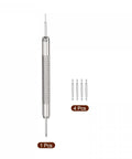 Stainless Steel 14mm Watch Band Pins Replacement Kit With 1.5mm Pin Diameter Includes 4 Pins And 75mm Spring Bar Removal Tool For Quick Strap Repairs DIY Friendly