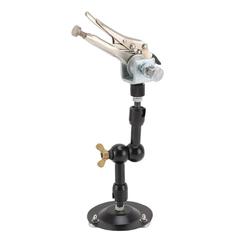Adjustable Third Hand Welding Clamp With 360 Degree Rotation Magnetic Base And Heavy Duty Alloy Arms for precise soldering tasks.