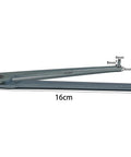 Adjustable Universal Angle Grinder Spanner Wrench For Round Drilled Nuts, 16cm steel tool with multiple size fitting options.