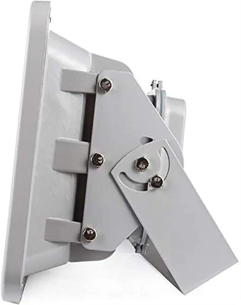 Side view of JUDYSSY Led Floodlight Led Flood Light showing adjustable bracket and waterproof design for outdoor use.