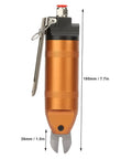 Pneumatic Nipper Tool With Pro Grade HS20 S5 Scissors And Cutter Head Auto Cutting Pliers side view.