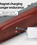 Magnetic charging port of Remote Control Warship RC Battleship 2.4GHz Boat For Lakes And Rivers Dope Armed Arleigh Burke Class Destroyer