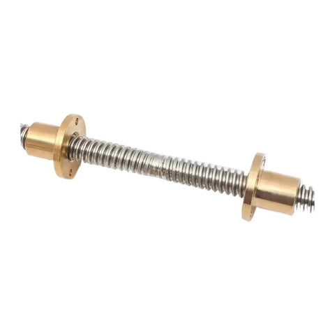 Tough As Nails T20 Lead Screw With Right Left Threads And Secure Nut For Slick 3D Printer and CNC Gantry upgrades, featuring stainless steel.