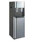 Bottom Loading Water Cooler Dispenser With 304 Stainless Steel Construction, Electrostatic Spray Finish, Dark Gray