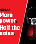 1/2-Inch Heavy Duty Reversible Composite Drill Air Tool With Keyed Chuck on display, highlighting quiet silencing tech