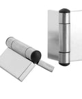 4 Pack Stainless Steel Spring Hinge For Cabinet Doors With Automatic Closing And Soft Close Action, displayed at different angles