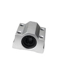 Robust Steel Linear Motion Ball Bearing Slide Bushing For CNC Routers And 3d Printers Sc12uu side view with sealed metal housing.