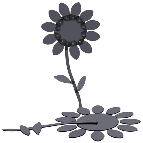 DIY Flower Welding Kit for Metal Art: 16 Gauge Stainless Steel Practice Weld Set with 12 Inch Steel Flower Project