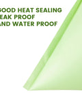 Close-up view of 13 Gallon Compostable Drawstring Kitchen Waste Bags Tear Free 49.2 Liter showing leak-proof sealing.