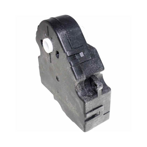Black plastic HVAC Air Door Actuator for Chevy K2500 and Monte Carlo 1996-1999, rotary switch activation, side angle view