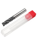 Carbide Square Nose End Mill Bit Eleven Thirty Second Inch Cut Diameter Four Flutes TiAlN Coated Milling Cutter with packaging
