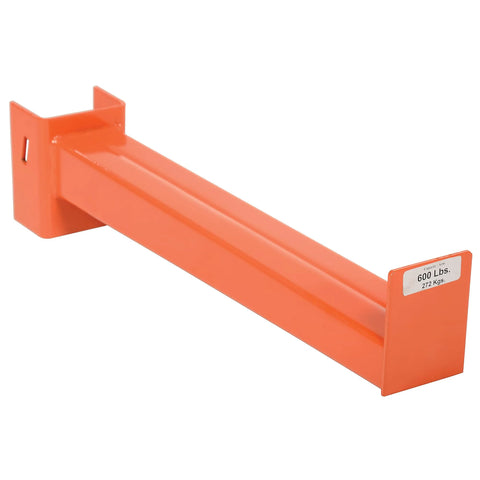 Side view of 36 Inch MD Cantilever Straight Arm by T S Equipment Co MSA C 36 Model in orange for industrial material handling.