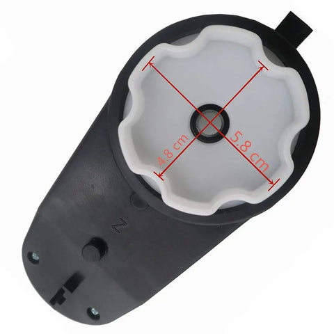 Kids Ride On Gearbox With DC Motor For 6V 390 Motor 18000 RPM High Torque Drive Replacement Part, Durable Plastic Plate Housing