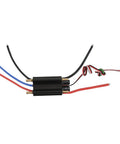 70A Waterproof Brushless ESC With Built In BEC Aluminum Alloy Body Black Finish for RC Boats and Airships