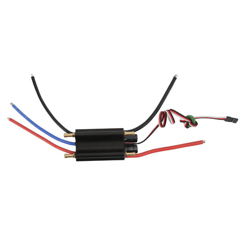 70A Brushless ESC Beefed Up Performance Speed Controller With Built In BEC For RC Boat And Airship Aluminum Alloy Construction