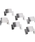 Sturdy Stainless Steel Greenhouse Clips For Climbing Plants, Glazing Sprung G Clamp Holders, Garden Maintenance Tool Set, Weatherproof Plant Securing Clips, 50 Pcs