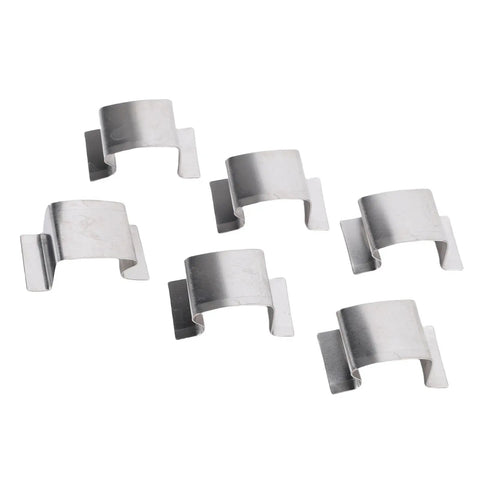 Sturdy Stainless Steel Greenhouse Clips For Climbing Plants, Glazing Sprung G Clamp Holders, Garden Maintenance Tool Set, Weatherproof Plant Securing Clips, 50 Pcs