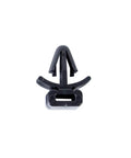 Gardner Bender Push Mount Bases One Quarter Inch Hole Nylon 6/6 Black UV Resistant Cable Clip with locking barb design.