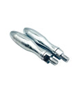 Beefy Chrome Revolving Handwheel Grip For Milling Machines, Three Eighths Inch Thread, Sixteen TPI, Ball End Handle, 95mm Length