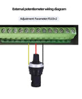 External potentiometer wiring diagram for Get Real Control With This Variable Frequency Drive Inverter From 3KW To 5KW VFD 380V AC Motor Speed Controller For Ultra Smooth Adjustable RPMs And Easy Motor Tuning.