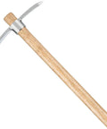 Garden Pick Axe For Digging And Weeding Mattock Hoe Tool With Stainless Steel Blade And Hardwood Handle 16 Inch Long Handy Hoe Pickaxe