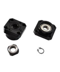 High Precision Industrial Ball Screw End Support BK10 BF10 FK10 FF10 For Linear Motion Systems, black steel parts with bearing.