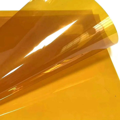 Non Adhesive Polyimide Film Sheet 200mm x 300mm High Temperature Resistant PI Film For Electrical Insulation 0.025-0.25mm Thick