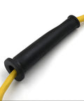 Dead Serious Power Cord Protection Keeping Your Drills And Cutters Snug As A Bug Heavy Duty Rubber Cable Strain Relief Protectors on yellow cable.