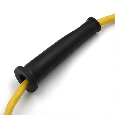 Dead Serious Power Cord Protection Keeping Your Drills And Cutters Snug As A Bug Heavy Duty Rubber Cable Strain Relief Protectors on yellow cable.