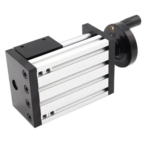 Rock Solid Linear Motion Guide System With SFU1605 Ball Screw Handwheel Dual Optical Axis 100mm To 500mm Stroke on rail slide stage