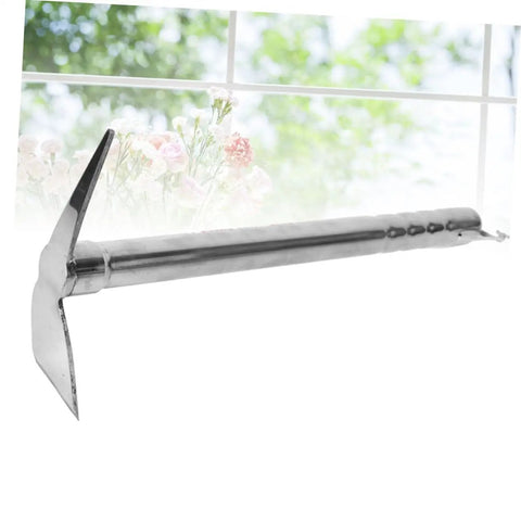 Stainless Steel Garden Hoe Hand Tool For Planting And Weeding, Lightweight Durable Dual Purpose Garden Hoe With Easy Grip Handle