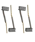 Heavy Duty Replacement Carbon Brush Set For DeWalt Tools Fits D26441 D26441K D26451K D26453K M66 2PK showing two carbon brushes.