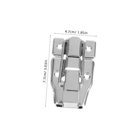Six Pack Vintage Duckbilled Toggle Latch Kit With Screws For Wooden Boxes Jewelry Cabinets Tool Chests Spring Loaded Hasp Lock