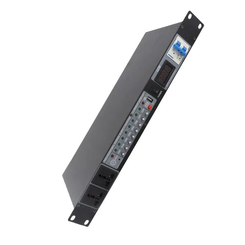 Keep Your Stage Gear Protected With This Rack Mount Power Sequencer Featuring A Slick Digital Display 10 Outlets Us Plug for PA Systems.