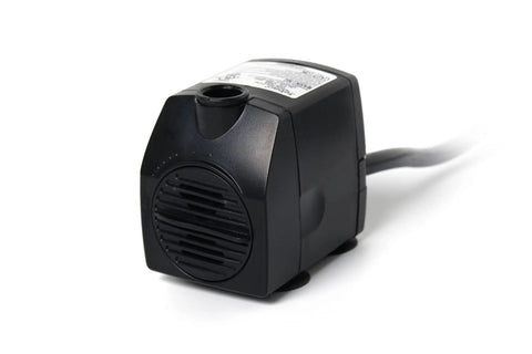 Submersible Fountain Pump 198 GPH Magnetic Drive For Ponds, Waterfalls, And Fountains, black compact design with power cord