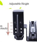 Adjustable height mechanism for the Rock Solid Retractable Keyboard Tray With Slick Pull Out Action For Effortless Typing And Plenty Of Mouse Space Totally Clutter Free Under Desk Office Essential Black.